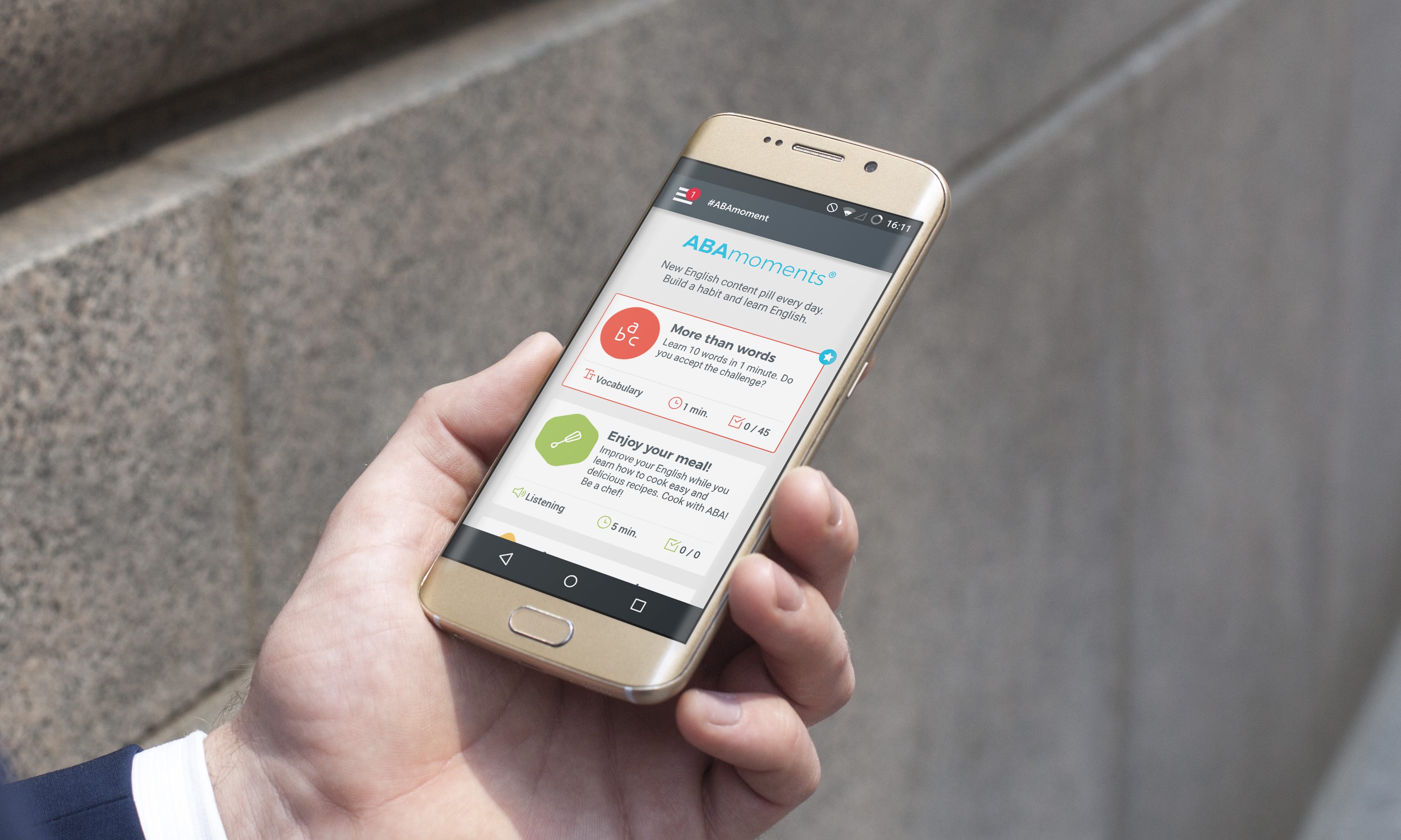 ABAmoments: The new way to practise English even for the busiest people