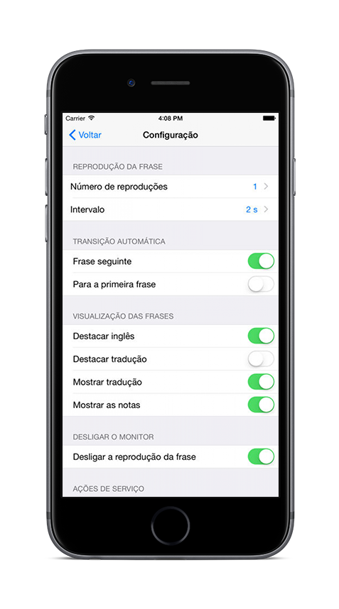 Seduzindo em Inglês iPhone 6